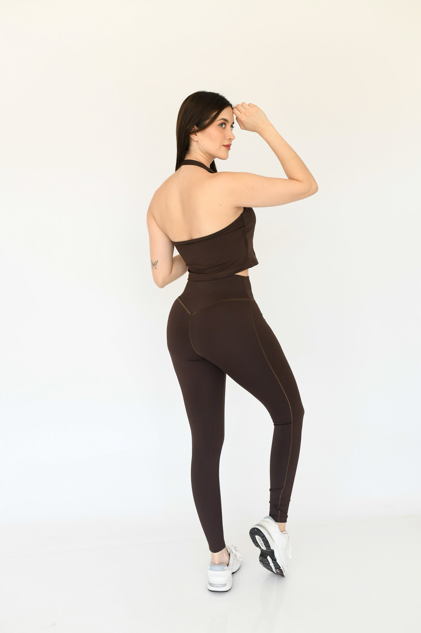 Crop Halter Encajonado - Supplex