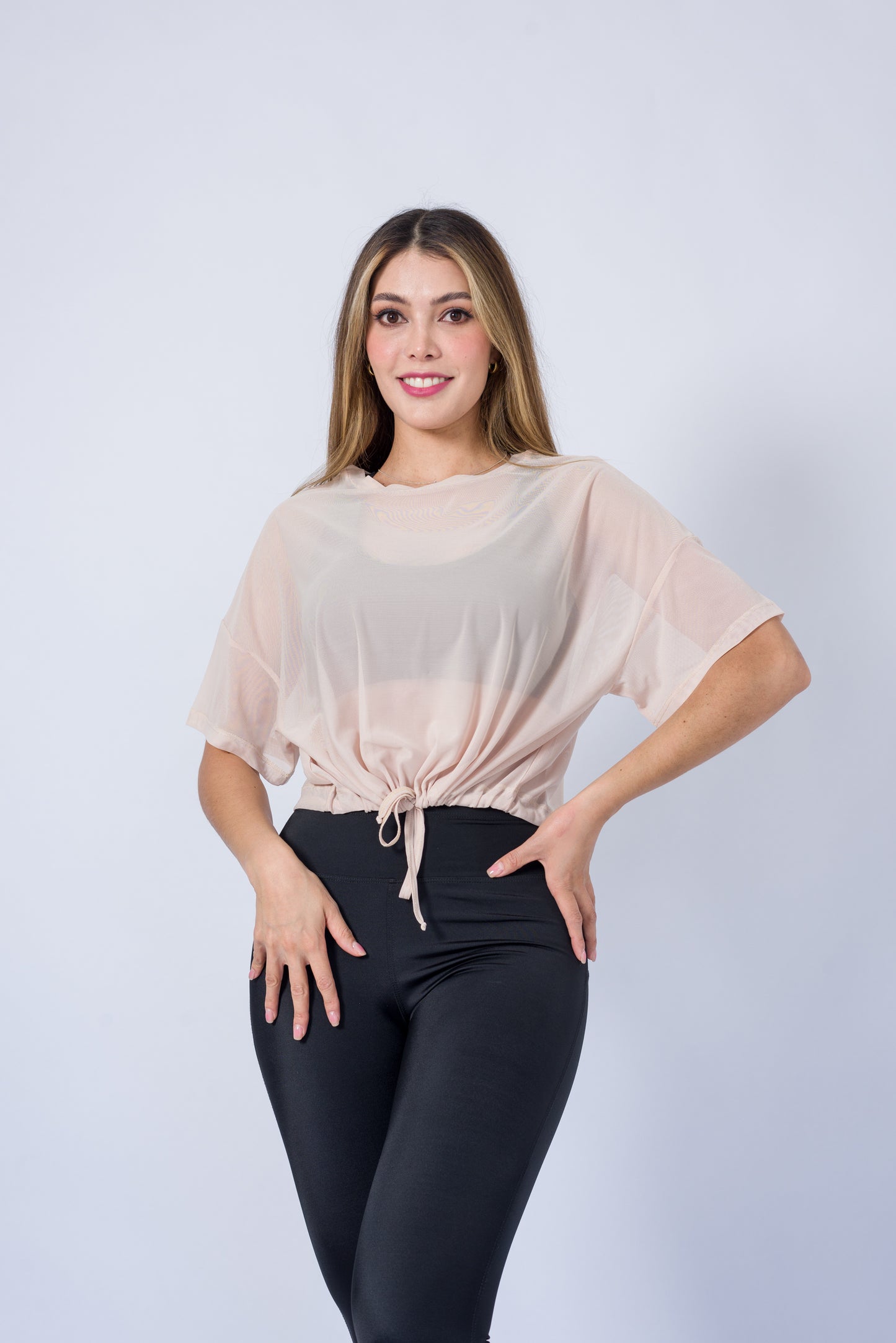 Blusa Mesh Jareta