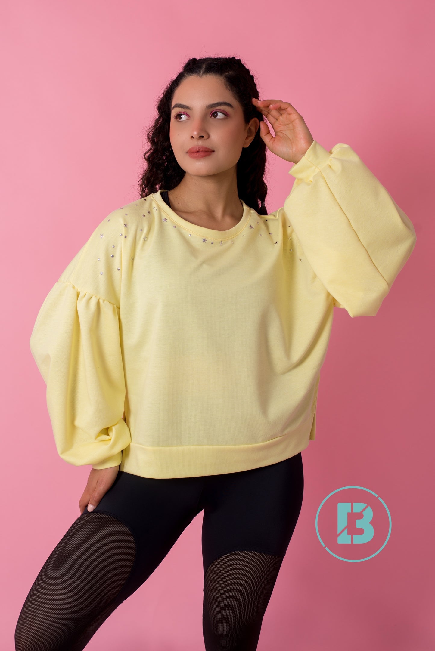 Sudadera Mangas Puff Estoperol