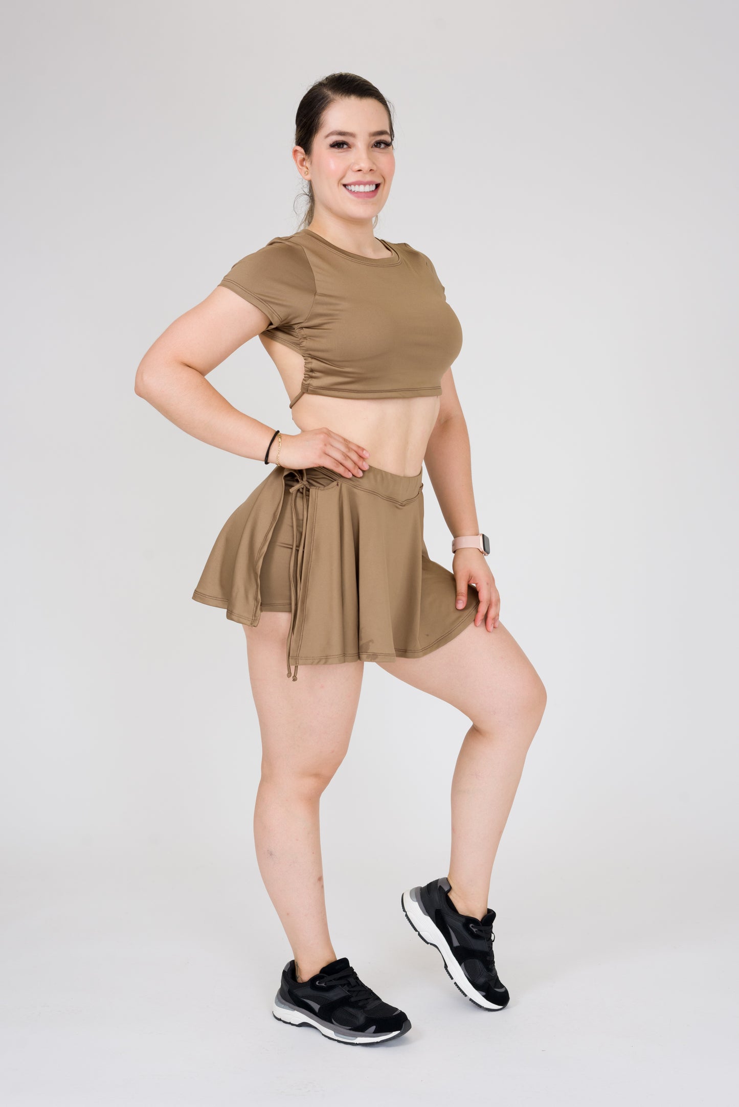 BLUSA CROP COPAS ESPALDA AMARRE