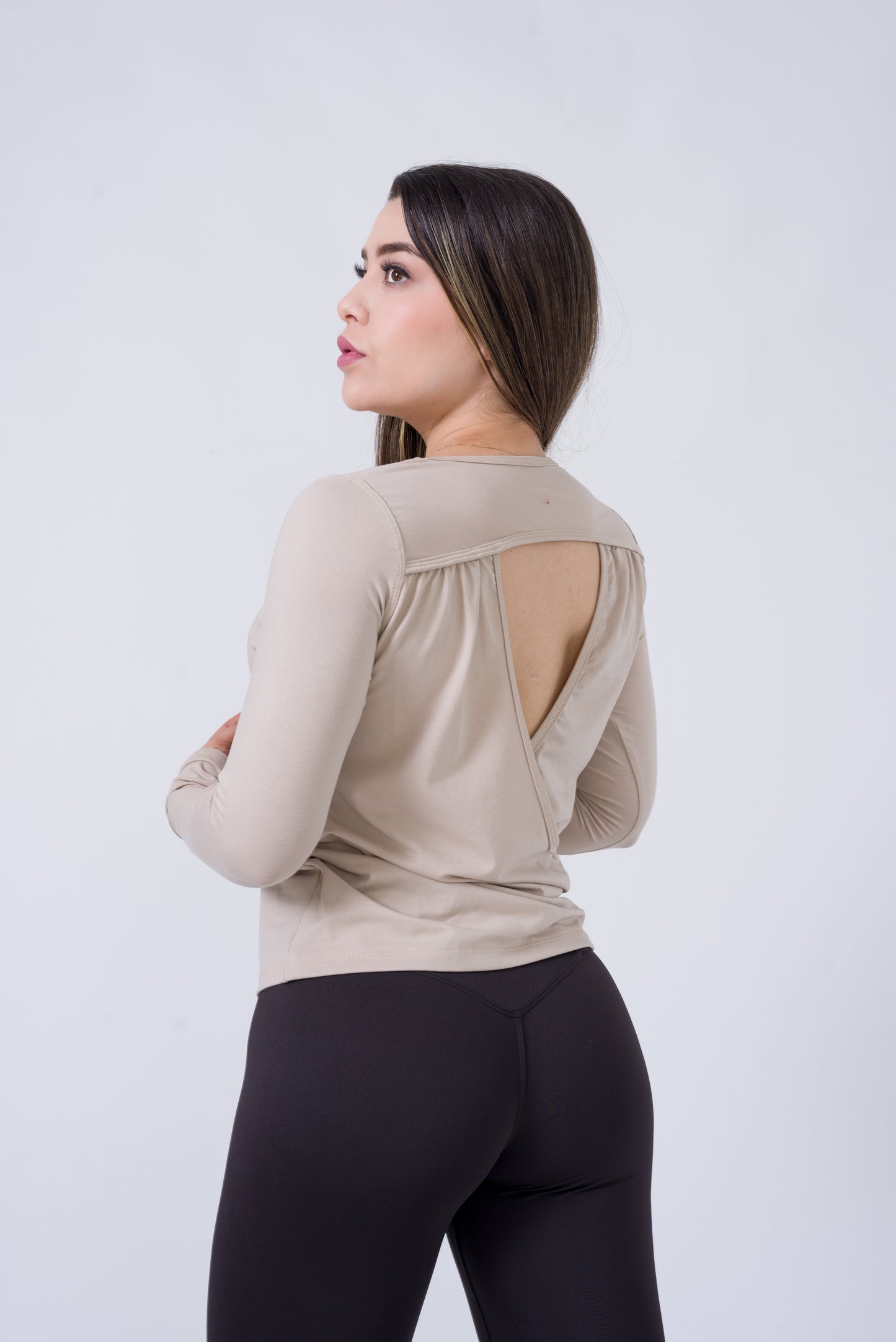 Blusa Espalda Drapeada