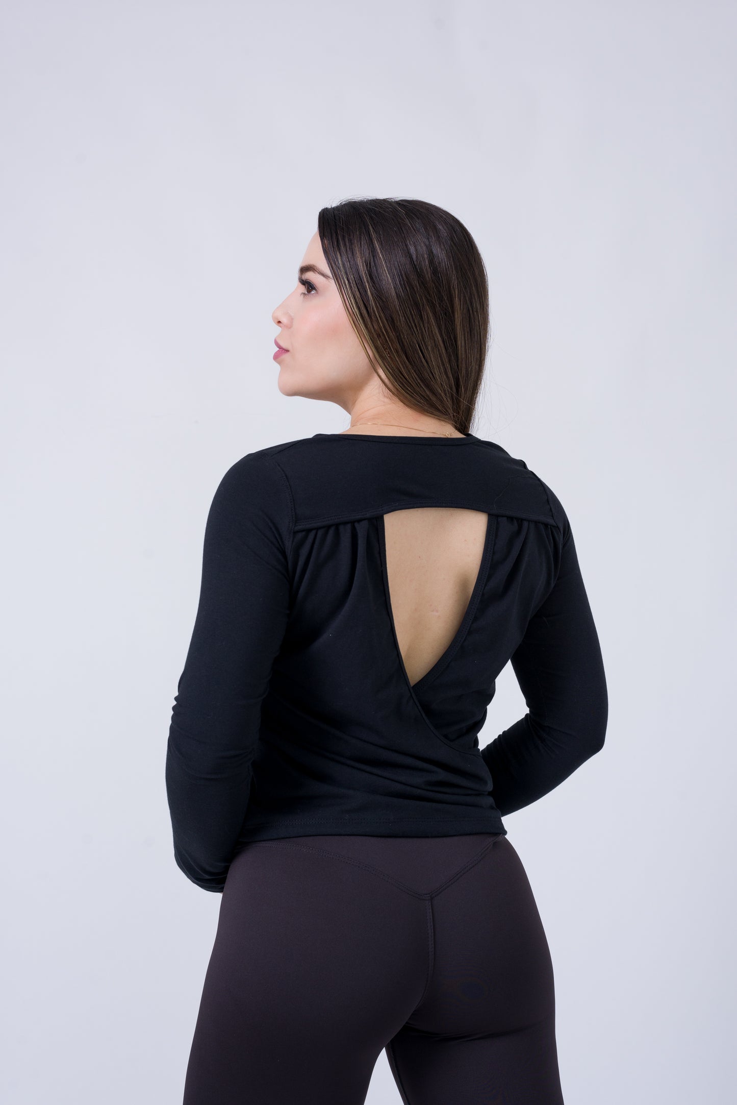Blusa Espalda Drapeada