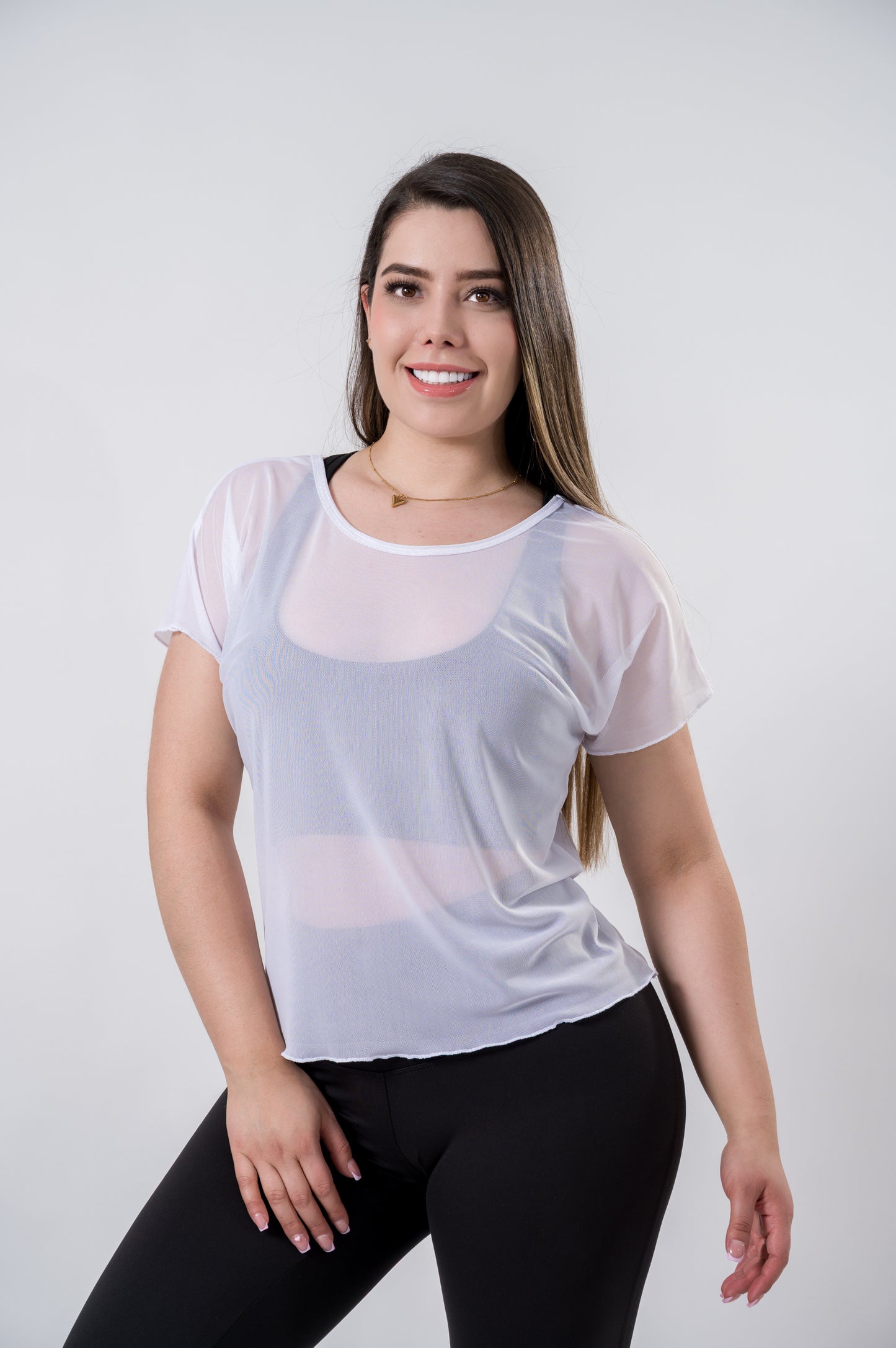BLUSA MESH TWIST