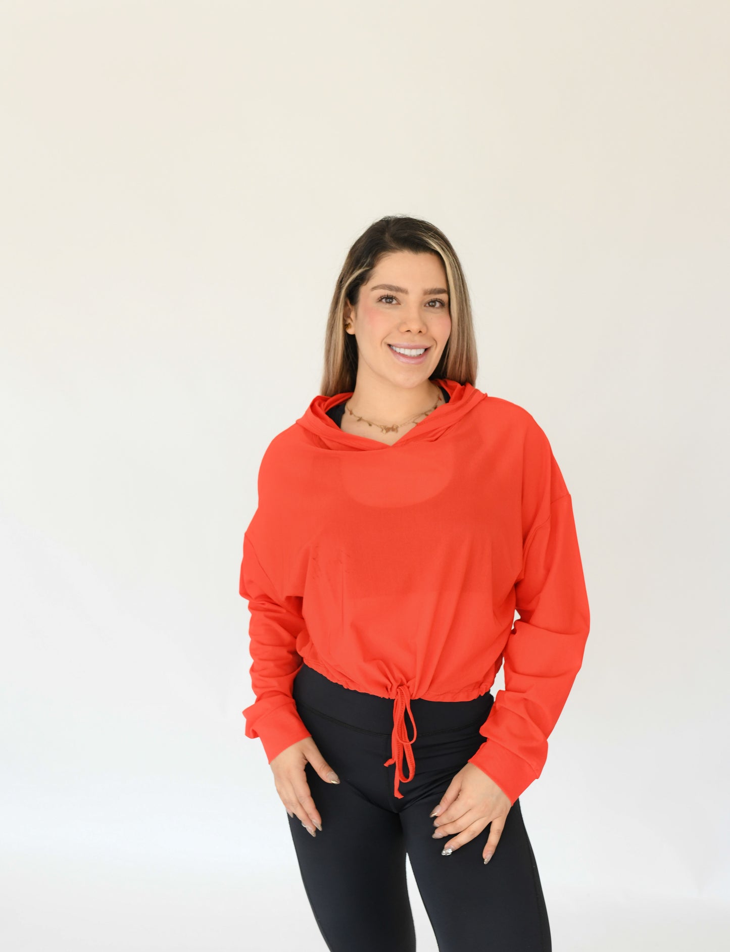 SUDADERA MESH ESPALDA ABIERTA