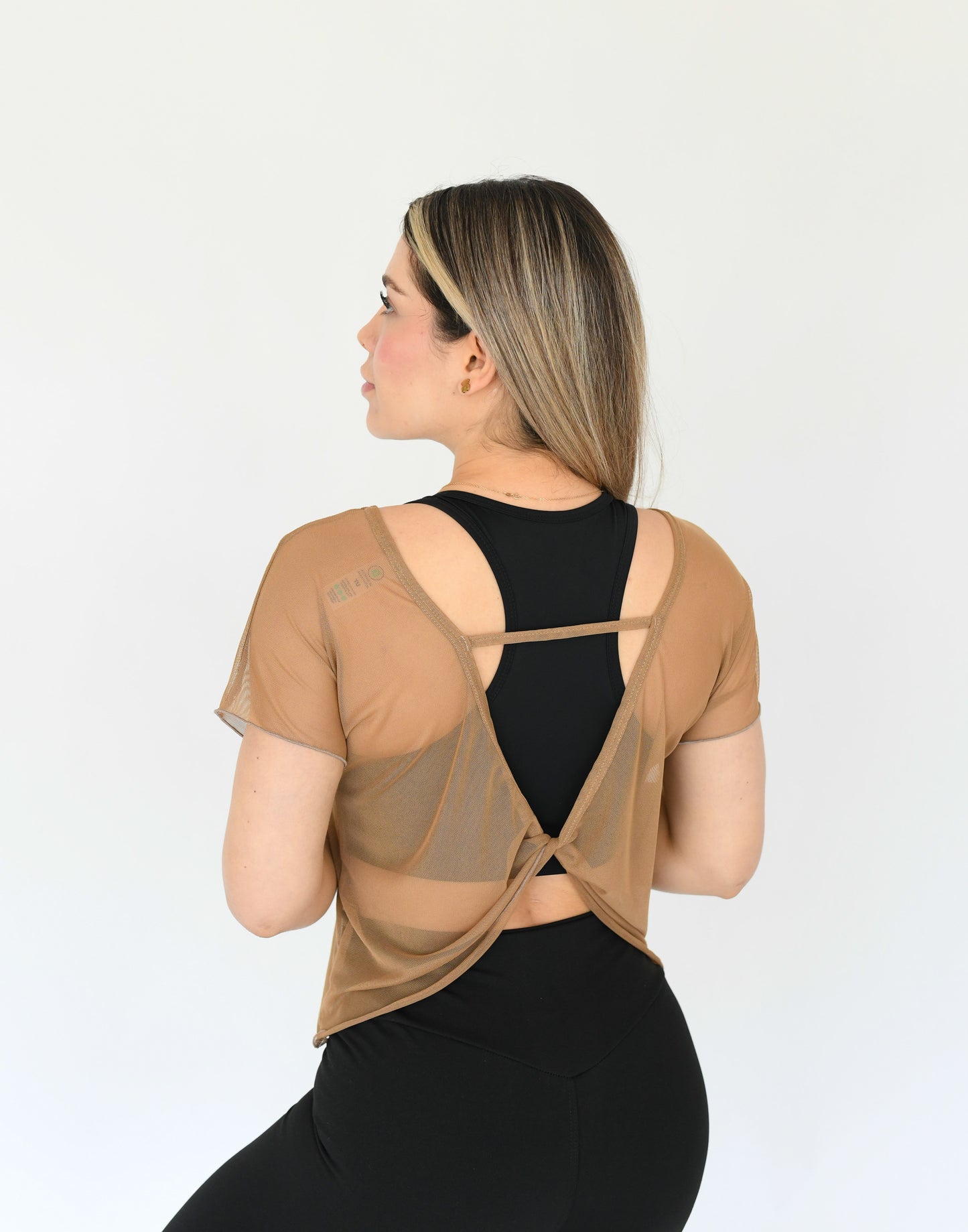 BLUSA MESH TWIST