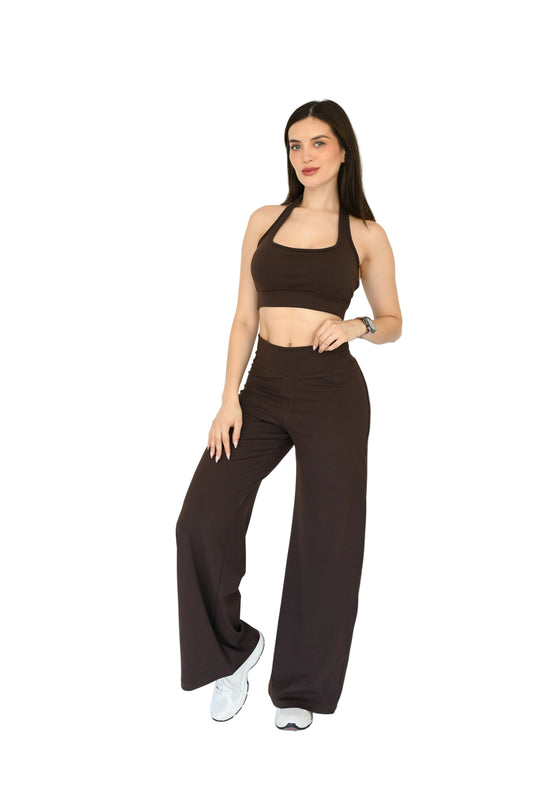 Top halter escote cuadrado