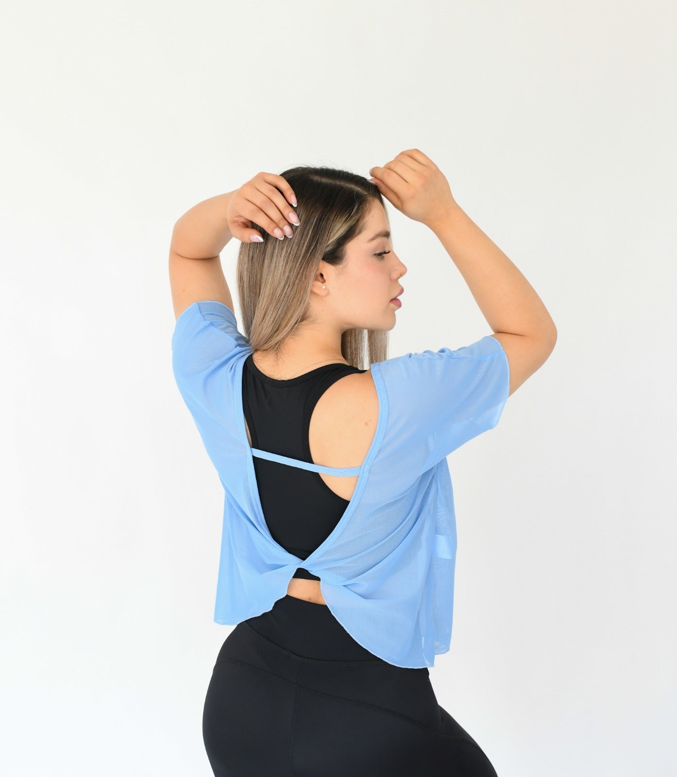 BLUSA MESH TWIST